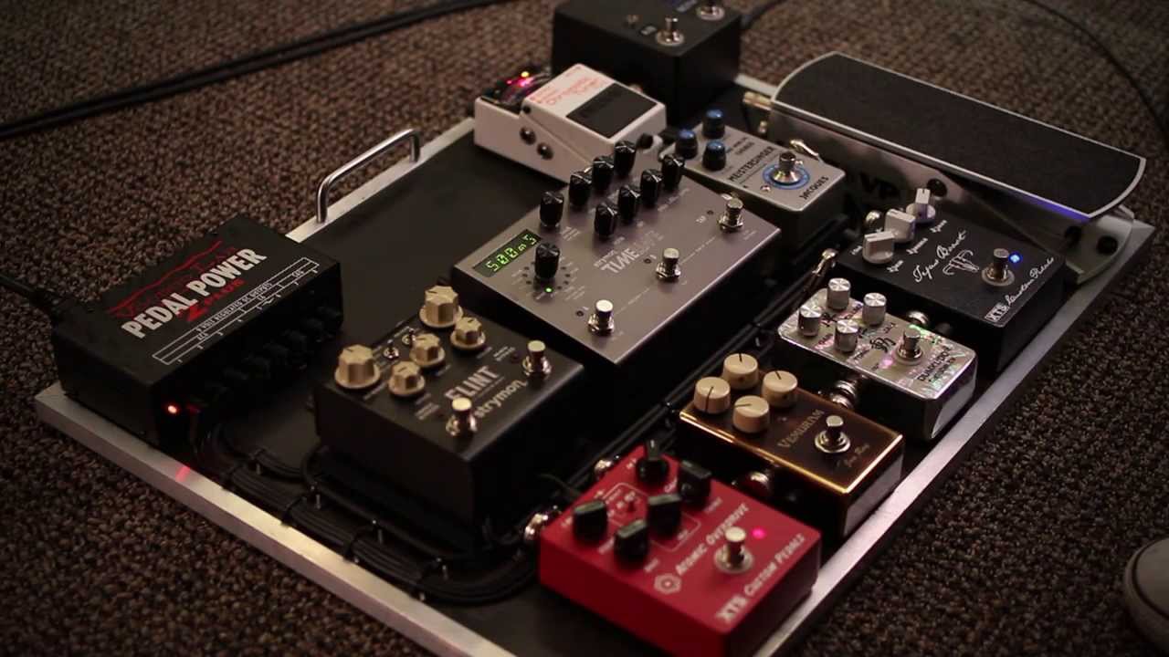 L.A. Vintage Gear " Small " Pedal Board YouTube