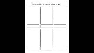 Characters To Voice Bold King Cole