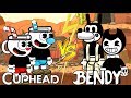 TEAM CUPHEAD Vs TEAM BATIM (Scribblenauts Unlimited Battles)