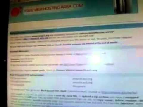 VIDEO : video tutorial how to upload a website using a free web hosting area - video tutorial how to upload a website using a freevideo tutorial how to upload a website using a freeweb hosting area(tagalog version) ...