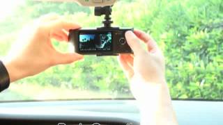 2.7" Dual Lens Dashboard Camera Car DVR Recorder GPS logger G-Sensor functions