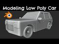 Modeling a low poly car | Blender 3.5 Tutorial
