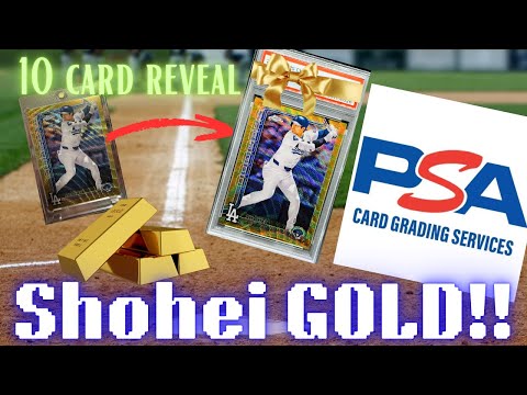 🔥PSA Grading Reveal — 10-Card Submission! HUGE Shohei Gold!🔥 🔥PSA Grading Reveal — 10-Card Submission! HUGE Shohei Gold!🔥