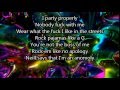 Die Antwoord - Happy Go Suky Fuky lyric video