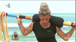 Survivor Turkiye 2017 - Test Of Strength Elif Şadoğlu