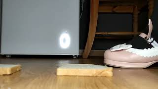 Trample On Bread Toast With Cosplay Shoes Asmr