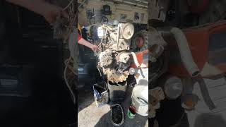 Leyland Traktöre Motor Ayarı Yapılıyor