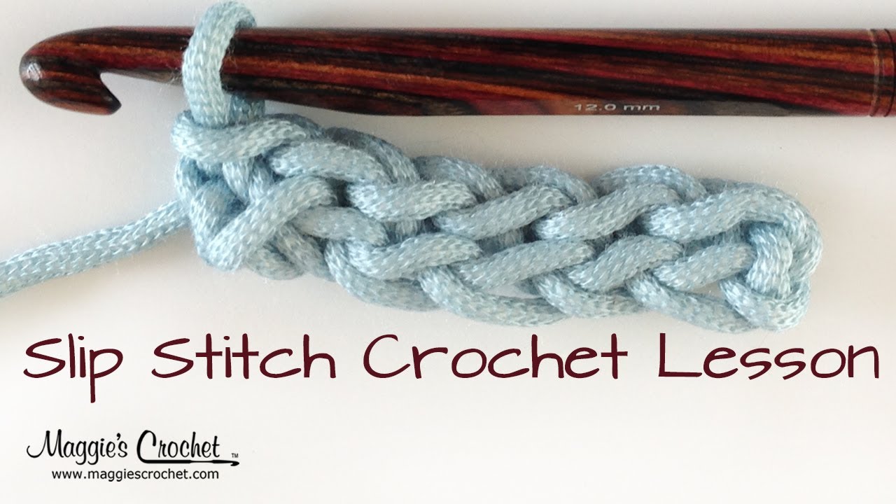 Crochet Basics: How to Slip Stitch Lesson - Right Handed - YouTube