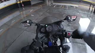 Quase Caí Escorreguei No Piso Molhado Com A Moto E Levei Um Susto