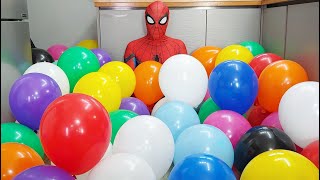 Spider Man Popping Balloons & Trick Shots Compilation! ( Episode)