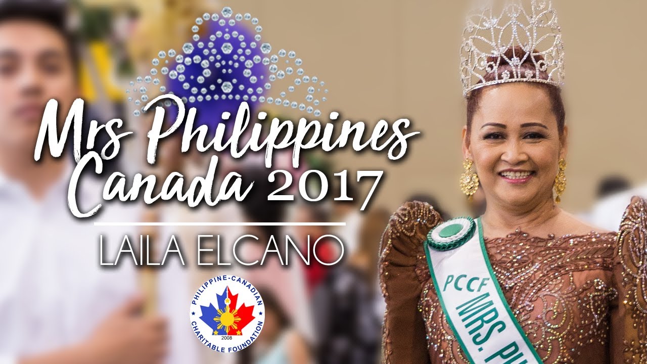 Mrs Philippines Canada 2017 - Laila Elcano