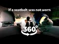 360-degree video!  No need to fasten seatbelts in the back seat. Is that so? [Virtual dramatization]