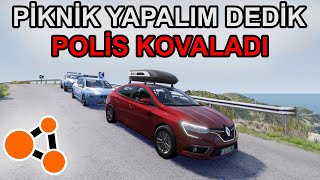 Piknik Yapalım Dedik Polis Peşimize Takıldı Beam.ng Drive