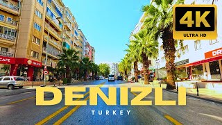 Denizli Turkey 4K Drive City Tour & Road To Pamukkale
