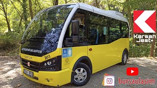 2018 Model Karsan Jest Plus Özellikleri - Tanıtımı Euro5 Bursa Özel Halk Otobüsü