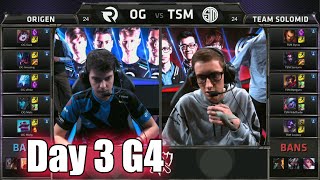Origen vs TSM (Team Solomid) | Day 3 Game 4 Group D LoL S5 World Championship 2015 | OG vs TSM D3G4