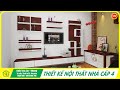 Thiết kế nội thất nhà cấp 4 gác lửng đẹp như biệt thự cao cấp YTND27