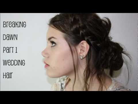 TWILIGHT Breaking Dawn Part 1 Bella Swan Wedding Hair Tutorial
