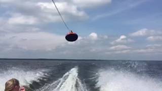 When A 60 Pounder Catches Air Tubing At 40 Mph