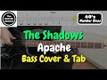 The Shadows - Apache - Bass cover with tabs