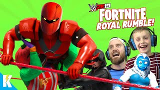 Fortnite in WWE 2k19 (Royal Rumble Match with Season 8 Skins) KIDCITY GAMING