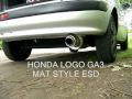 Honda Logo Mat Style EXHAUST ESD