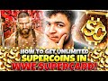 HOW TO GET UNLIMITED SUPERCOINS FOR FREE IN WWE SUPERCARD!