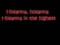 Hillsong United- Hosanna (en ingles y letra)