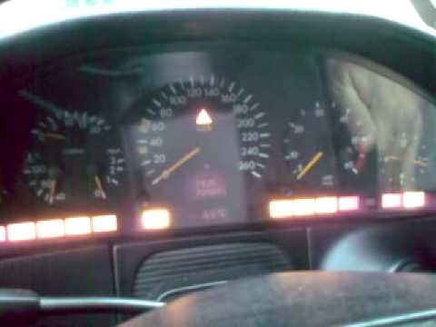 MercedesBenz W140 S300 Turbo Diesel Cold Start 7 C