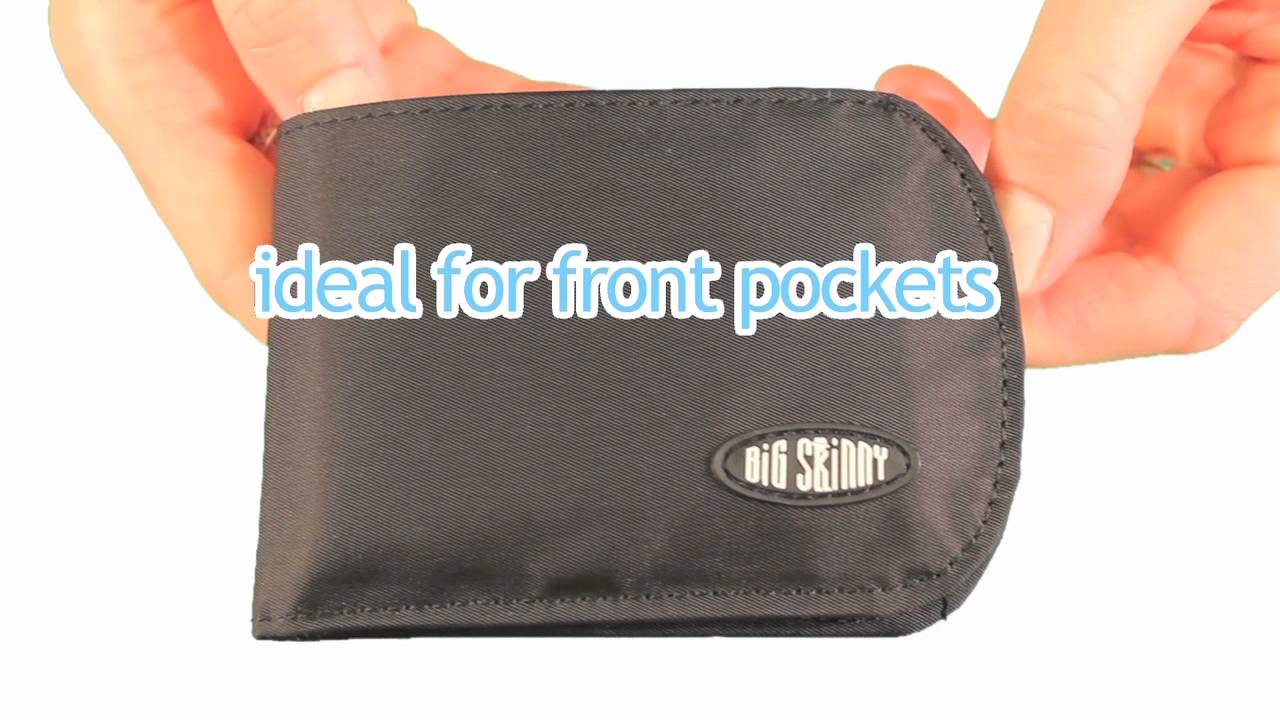 Wallet Video Curve Front Pocket Wallet by Big Skinny YouTube