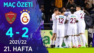 Atakaş Hatayspor 4-2 Galatasaray MAÇ ÖZETİ | 21. Hafta - 2021/22