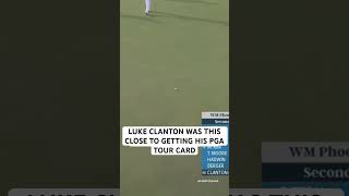 Luke Clanton Was This Close To Getting His Pga Tour Card