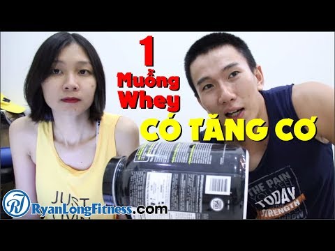 Uống 1 Muỗng Whey Mỗi Ngày Có Tăng Cơ Tăng Cân Được Hay Không ??? HLV Ryan Long Fitness