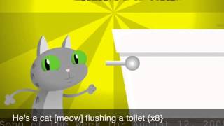 Cat Flushing A Toilet - Parry Grip