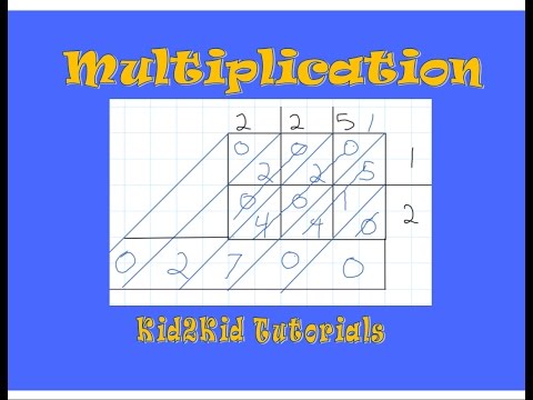 Multiplication Lattice | Elementary | Kid2Kid Tutorials
