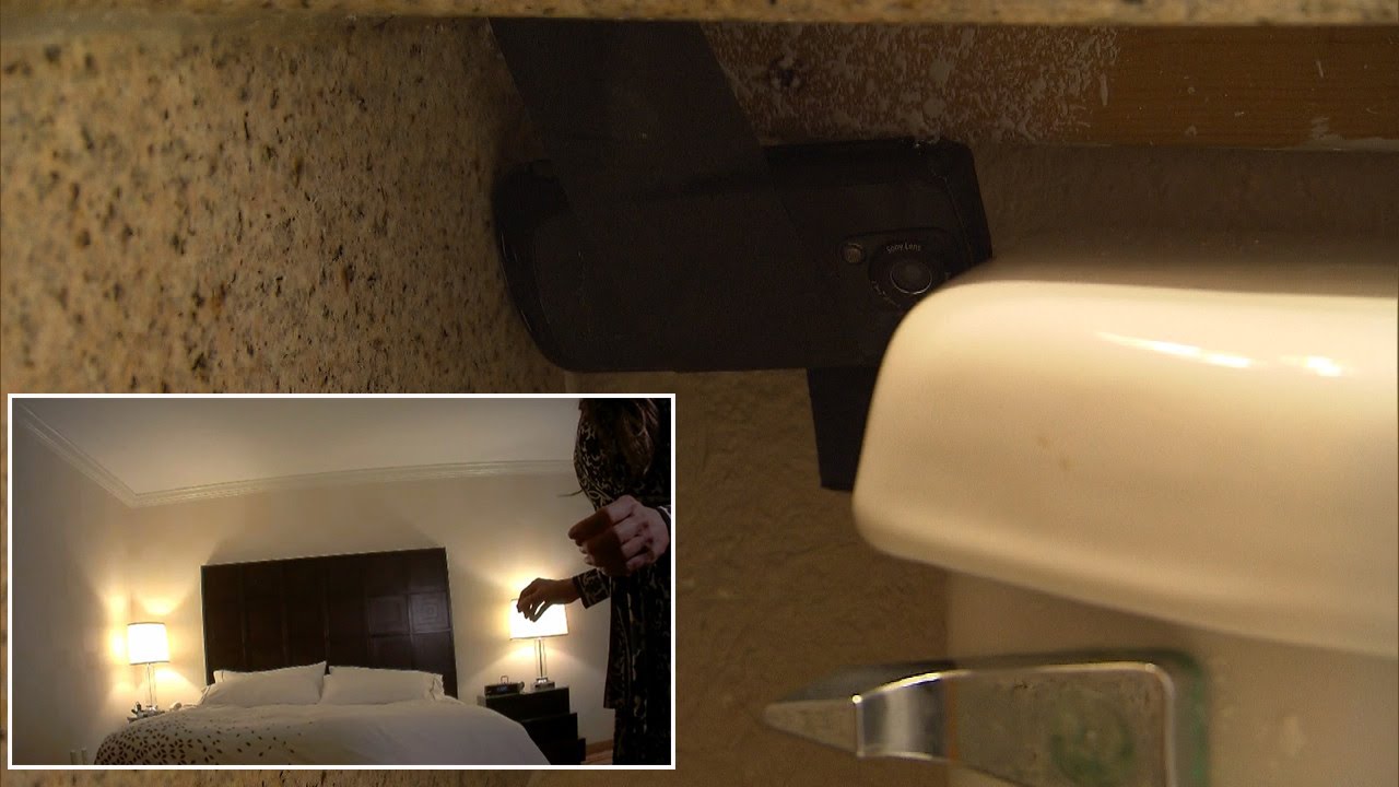 Hidden camera under desk