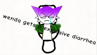 Wenda Gets A Explosive Diarrhea