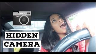 HIDDEN CAR CAMERA ON WIFE SO FUNNY