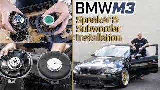 BMW E90 M3 - Full Car Audio System and Speaker replacement - GRS Speakers