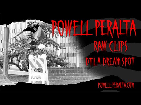 Powell-Peralta 'Raw Clips' - DTLA Brick Quarter Pipes