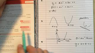 13 Quadratic Graphs Chapter 2 section 4 Edexcel Pure AS Level Maths