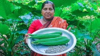 Village Food: Ridge Gourd with Shrimp Village Cooking Recipe by Village Food Life Village Food: Ridge Gourd with Shrimp Village Cooking Recipe by Village Food Life