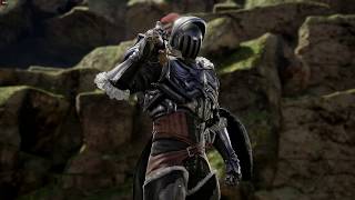 High Elf Archer Kicks Goblin Slayer, but in SoulCalibur VI