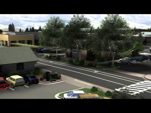 Master Planning Video - Architectural Visuals - CVS Pharmacy and Chase Bank Sebastopol, CA