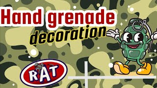 Hand Grenade Decoration