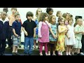 Ariana's kindergarten performance.  She is in all pink up front.