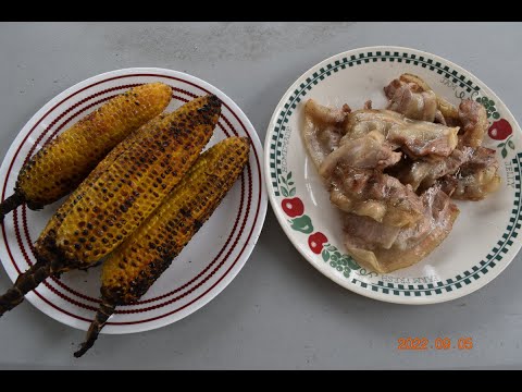 とうもろこしと豚腹の焼肉