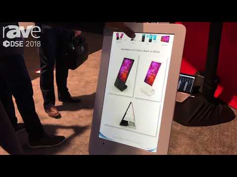 DSE 2018: ABCOM Digital Signage Solutions Shows Swedx Signo 7-Day Battery Operated Kiosk