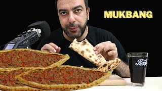 Pi̇de Mukbang 2 Etli̇ Ekmek Mukbang Türkçe Mukbang Asmr