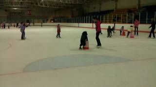 Enzo Ice Skates For The First Time